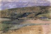Cliffs at the Edge of the Sea Edgar Degas